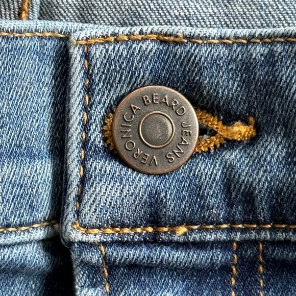 Veronica Beard Sheridan Exaggerated Flare High Rise Jeans Keystone Blue Size 20 - Picture 12 of 13